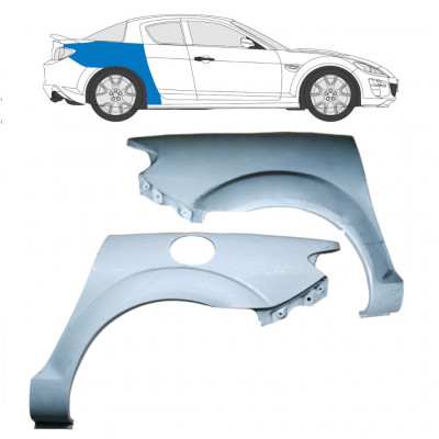 Bok delni za Mazda RX8 2003-2012 / Levo+Desno / Komplet 9283