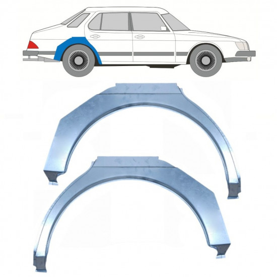 Bok delni za Saab 900 1978-1995 / Levo+Desno / Komplet 11045