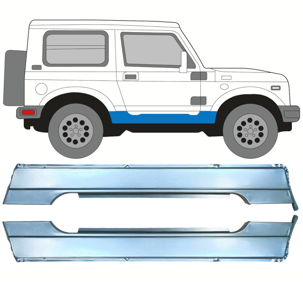 Prag Za Suzuki Samurai 1981- / Levo+Desno / Komplet 10030