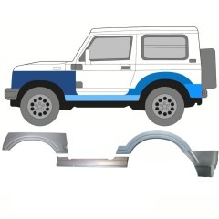 Popravni panel praga + sprednji + zadnji blatnik za Suzuki Samurai 1981- / Leva / Komplet 11182
