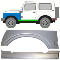 Popravni panel celotnega praga in sprednjega blatnika za Suzuki Samurai 1981-1998 / Leva / Komplet 10035