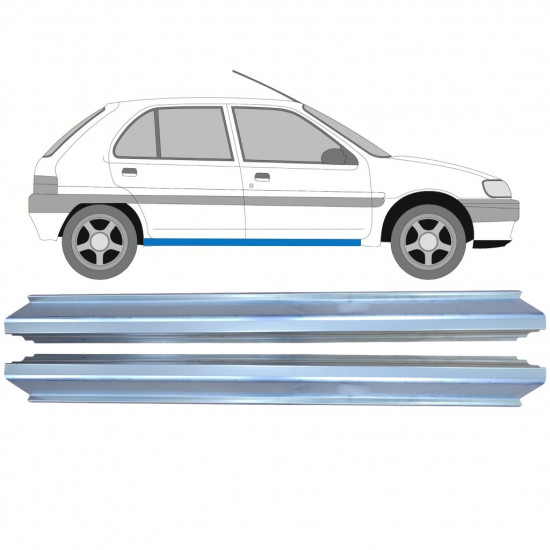 Prag za Citroen Saxo 1996-2004 / Levo+Desno / Komplet 10054