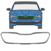 Okvir maske hladilnika za Skoda Scala 2019- 16227