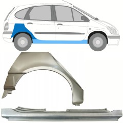 Reparaturni del praga in zadnjega blatnika za Renault Megane I Scenic 1995-2003 / Desna / Komplet 10099
