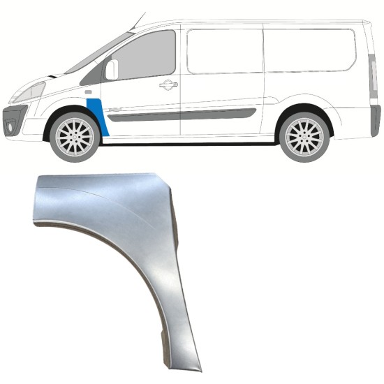 Popravni panel prednjega blatnika za Fiat Scudo 2007-2016 / Leva 12898