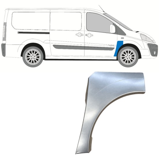 Popravni panel prednjega blatnika za Fiat Scudo 2007-2016 / Desna 12897