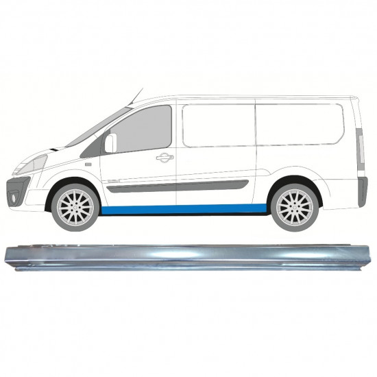 Prag za Fiat Scudo Dispatch Expert 2007- / LWB / Desna 7774