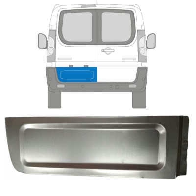 Zunanji popravni panel zadnjih vrat za Fiat Scudo 2007-2016 / Leva 15107