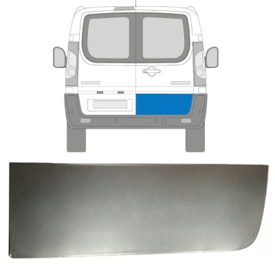 Zunanji popravni panel zadnjih vrat za Fiat Scudo 2007-2016 / Desna 15106