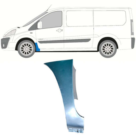 Popravni panel prednjega blatnika za Fiat Scudo 2007-2016 / Leva 12898