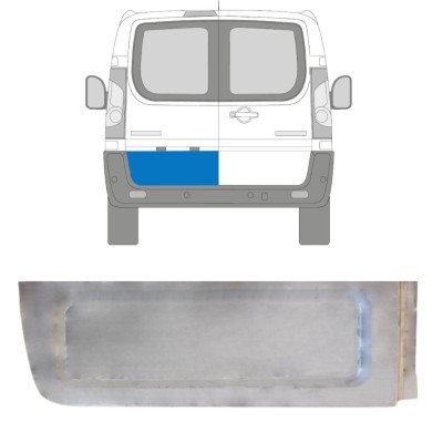 Zunanji popravni panel zadnjih vrat za Fiat Scudo 2007-2016 / Leva 15107