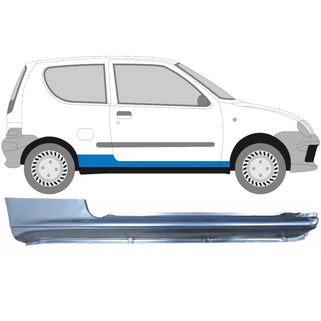 Prag Za Fiat Seicento 1998-2010 / Desna 6509
