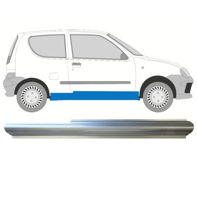 Prag za Fiat Seicento 1998-2010 / Desna 14717
