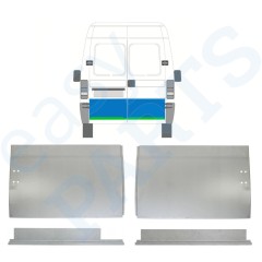 Notranji in zunanji popravni panel zadnjih vrat za Fiat Ducato 1994-2006 / Levo+Desno / Komplet 9755