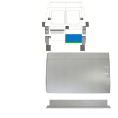 Notranji in zunanji popravni panel zadnjih vrat za Peugeot Boxer 1994-2006 / Desna / Komplet 14048