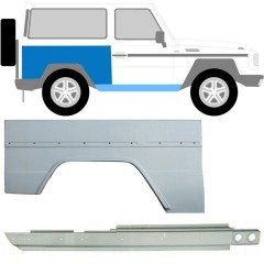 Reparaturni del praga in zadnjega blatnika za Mercedes G-Class W460 W461 W463 1979- / Desna / Komplet 10003
