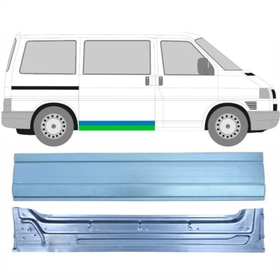 Zunanji spodnji popravni panel drsnih vrat za Volkswagen Transporter T4 1990-2003 / Desna / Komplet 16152