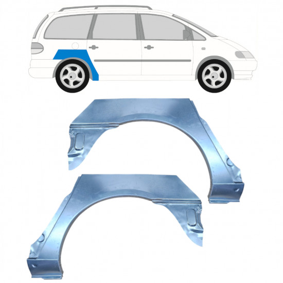 Bok delni za Volkswagen Sharan 2000-2010 / Levo+Desno / Komplet 9219