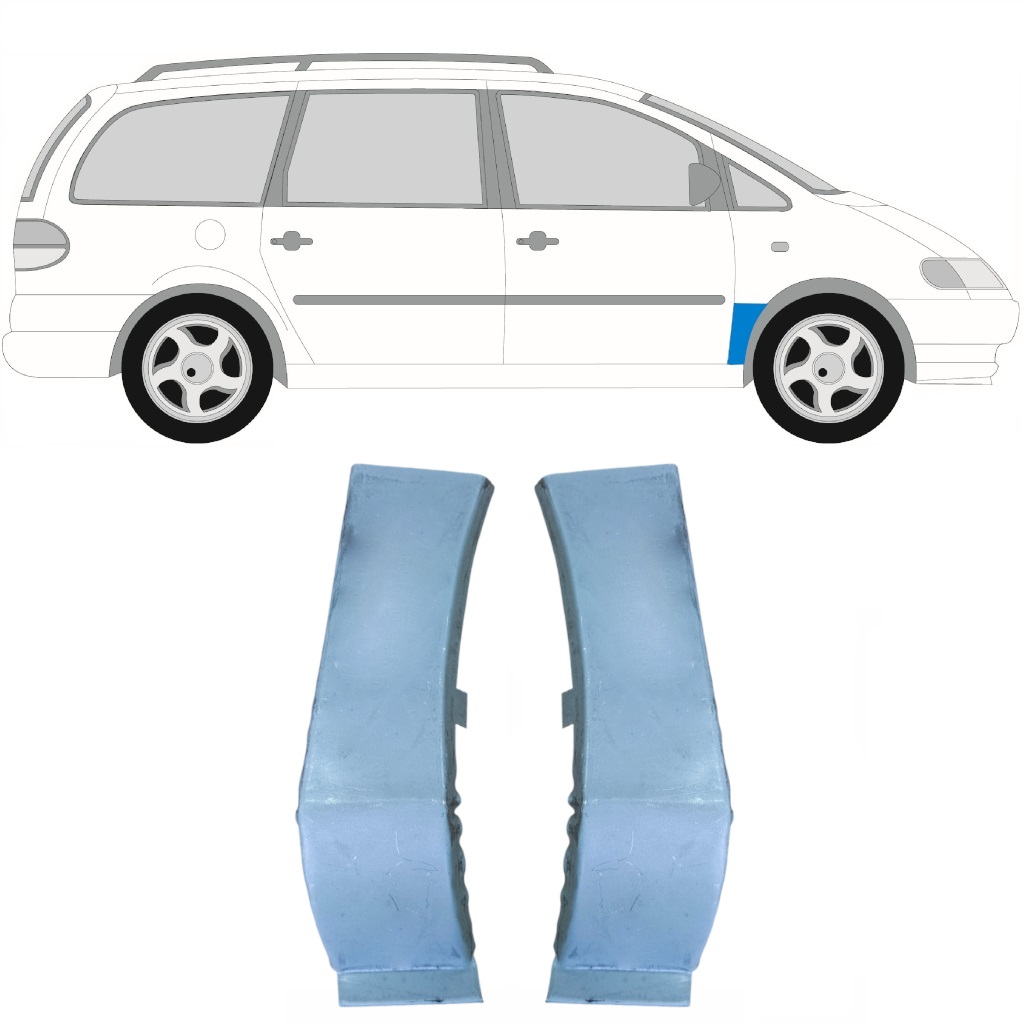 Popravni Panel Prednjega Blatnika Za Volkswagen Sharan 1995-2010 / Levo+Desno / Komplet 9279