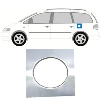 Popravni panel odprtine za gorivo za Volkswagen Sharan 1995-2010 14953 Popravni panel odprtine za gorivo za Volkswagen Sharan 1995-2010 14953