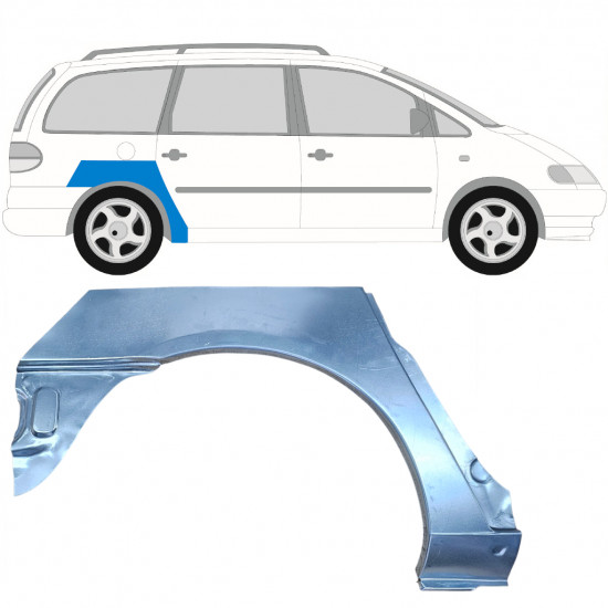 Bok delni za VW Sharan Ford Galaxy 1995-2000 / Desna 6591