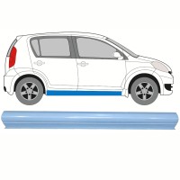 Popravni panel spodnjega praga za Daihatsu Sirion 2005-2010 / Levo = Desno (simetrično) 17266