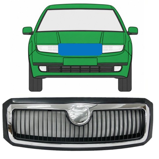 Rešetka za Skoda Fabia I 1999-2004 7525