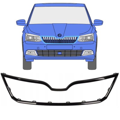 Okvir maske hladilnika za Skoda Fabia 2014-2018 16191