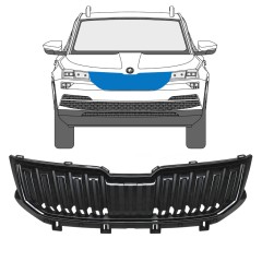 Rešetka za Skoda Karoq 2017-2022 / Komplet 17235
