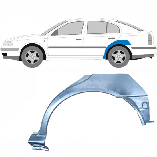 Bok delni za Skoda Octavia 1996-2010 / Leva 7003