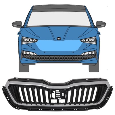 Rešetka za Skoda Scala 2019- 17229