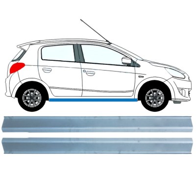 Popravni panel spodnjega praga za Mitsubishi Space Star 2013-2024 / Levo+Desno / Komplet 16844