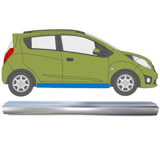 Prag za Chevrolet Spark 2010-2014 / Levo = Desno (simetrično) 16055