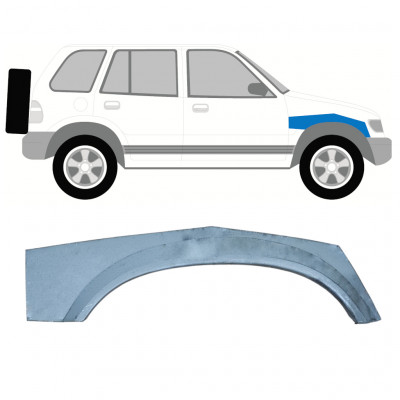 Popravni panel loka sprednjega blatnika za Kia Sportage 1994-2002 / Desna 7918