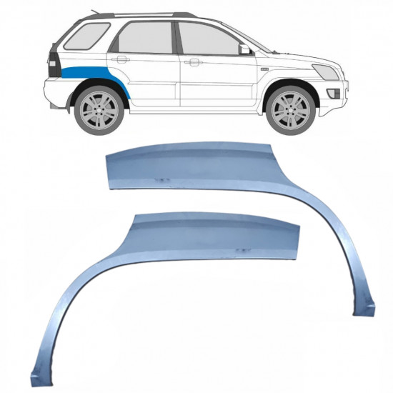Bok delni za Kia Sportage 2004-2010 / Levo+Desno / Komplet 9225