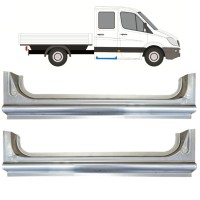 Popravni panel zadnjega praga za Mercedes Sprinter 2006-2018 / Levo+Desno / Komplet 15068 Popravni panel zadnjega praga za Mercedes Sprinter 2006-2018 / Levo+Desno / Komplet 15068