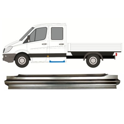 Popravni panel zadnjega praga za Mercedes Sprinter 2006-2018 / Leva / Dvojna kabina 14567