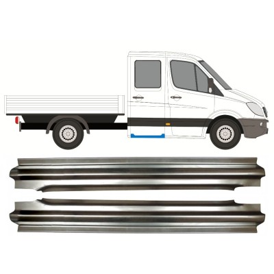 Popravni panel zadnjega praga za Mercedes Sprinter 2006-2018 / Levo+Desno / Dvojna kabina / Komplet 14568