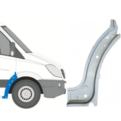 Notranji popravni panel sprednjega blatnika za Mercedes Sprinter 2006-2018 / Desna 14722