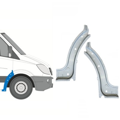 Notranji popravni panel sprednjega blatnika za Mercedes Sprinter 2006-2018 / Levo+Desno / Komplet 14724