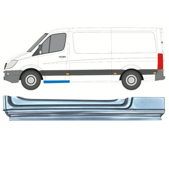 Popravni panel praga sprednjih vrat za Mercedes Sprinter 2006-2018 / Leva 17270