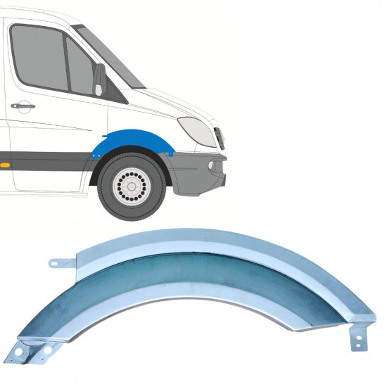 Popravni panel prednjega blatnika za Mercedes Sprinter 2006-2018 / Desna 12900