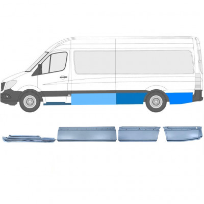 Set popravnih panelov za Mercedes Sprinter 2006-  / LWB / Leva /  12427