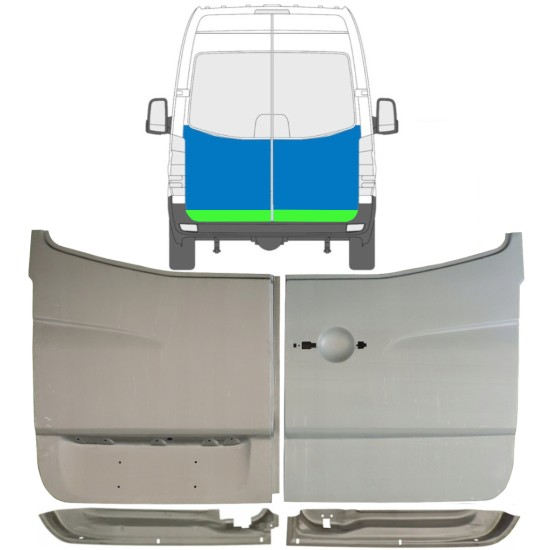 Popravni panel zadnjih vrat za Mercedes Sprinter 2006-2018 / Komplet 10517