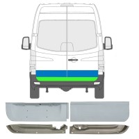 Popravni panel zadnjih vrat za Mercedes Sprinter 2006-2018 / Levo+Desno / Komplet 6050