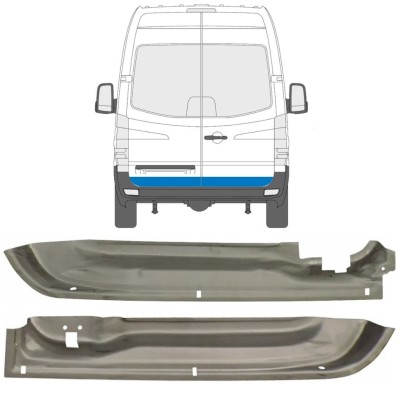 Popravni panel zadnjih vrat za Mercedes Sprinter 2006-2018 / Levo+Desno / Komplet 9555