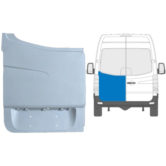 Popravni panel visokih zadnjih vrat za Volkswagen Crafter 2005-2017 / Leva 13506