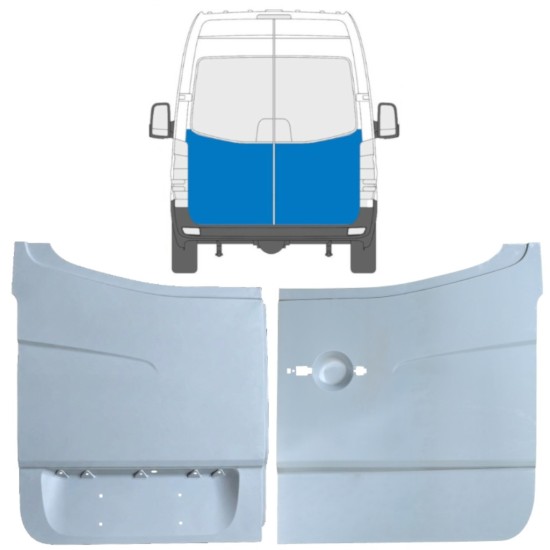 Popravni panel zadnjih vrat za Volkswagen Crafter 2005-2017 / Levo+Desno / Komplet 14129