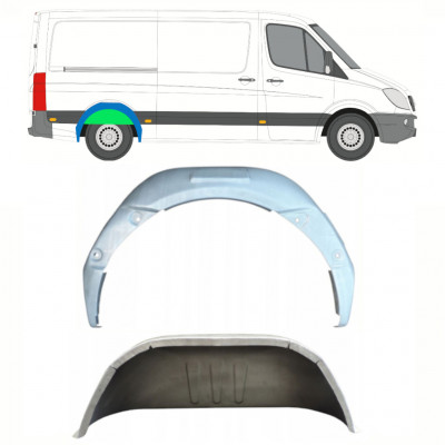 Bok delni notranji za Mercedes Sprinter 2006- / Desna / Komplet 11967