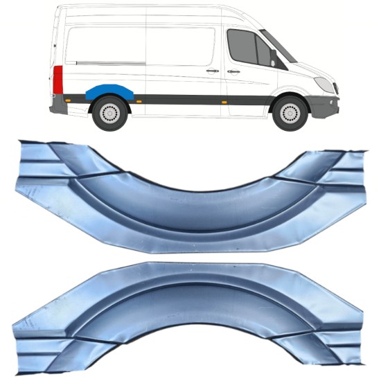 Bok delni za Mercedes Sprinter 2006-2018 / Levo+Desno / Komplet 16154